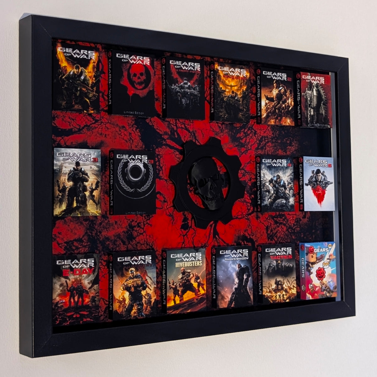 Gears of War - 3D Pictureframe with magnetic miniatures