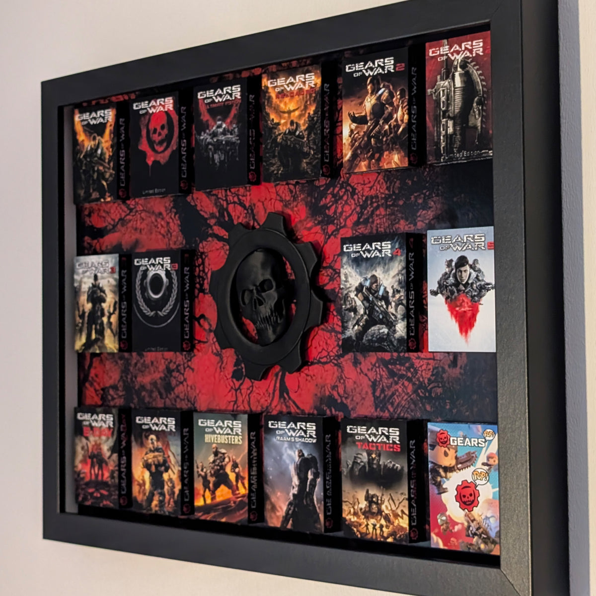 Gears of War - 3D Pictureframe with magnetic miniatures