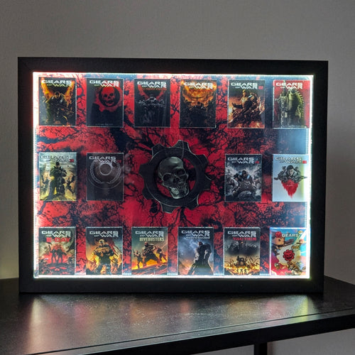 Gears of War - 3D Pictureframe with magnetic miniatures