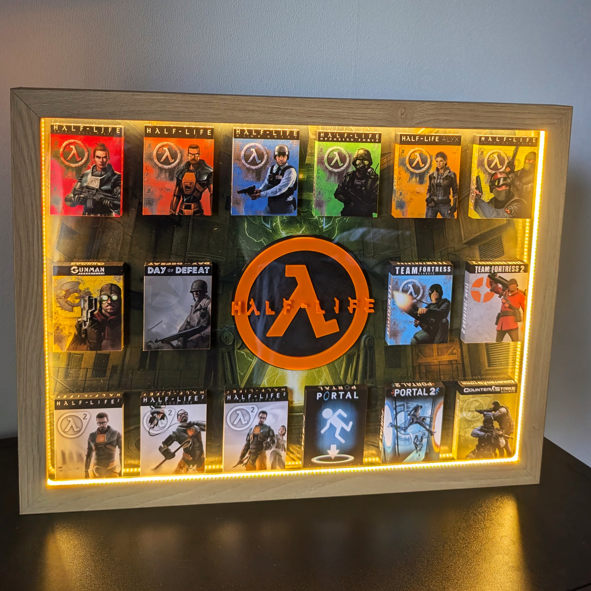 Half-Life (Counterstrike) - 3D Pictureframe with magnetic miniatures