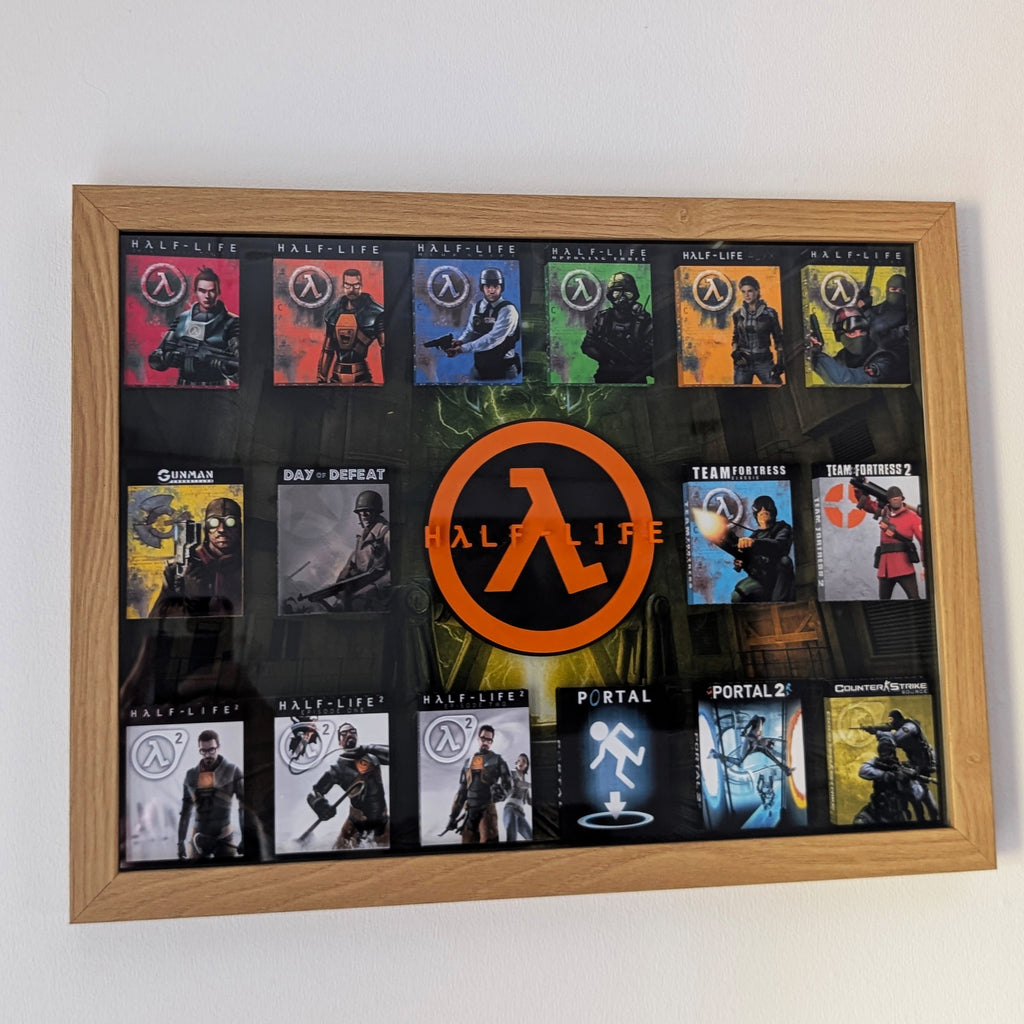 Half-Life (Counterstrike) - 3D Pictureframe with magnetic miniatures
