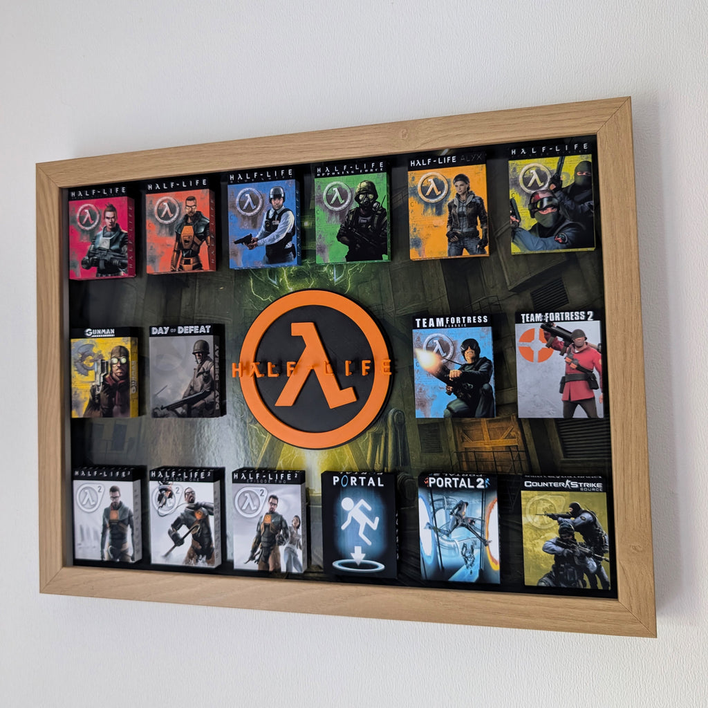 Half-Life (Counterstrike) - 3D Pictureframe with magnetic miniatures