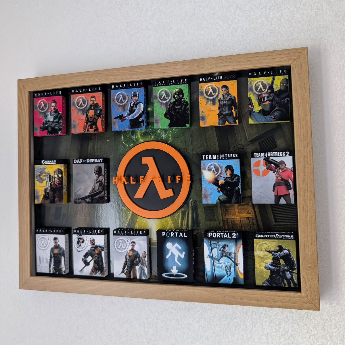 Half-Life (Counterstrike) - 3D Pictureframe with magnetic miniatures