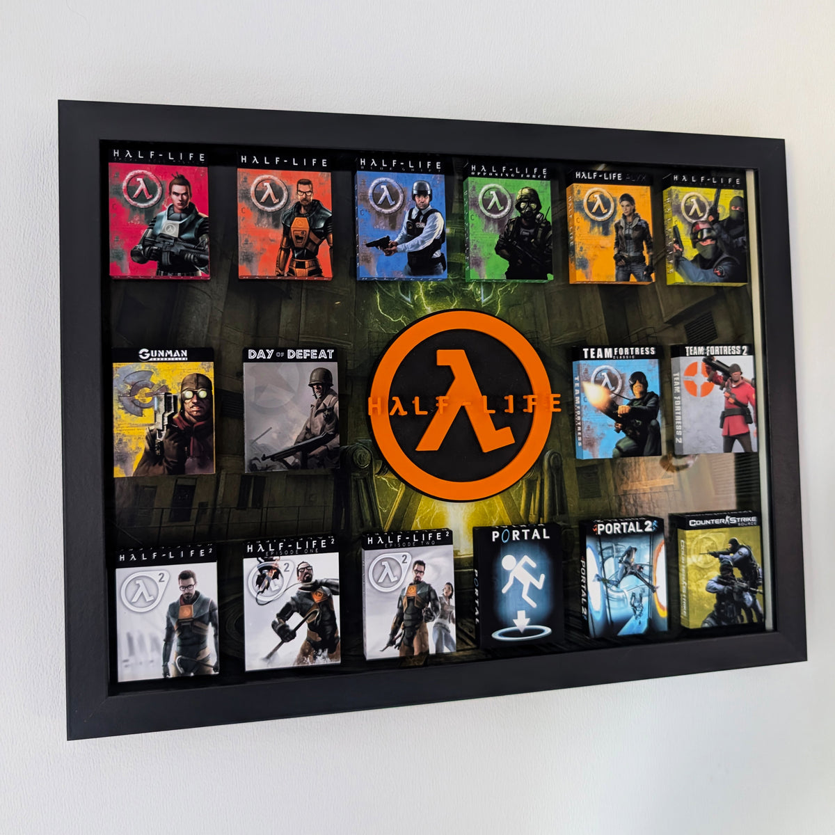 Half-Life (Counterstrike) - 3D Pictureframe with magnetic miniatures