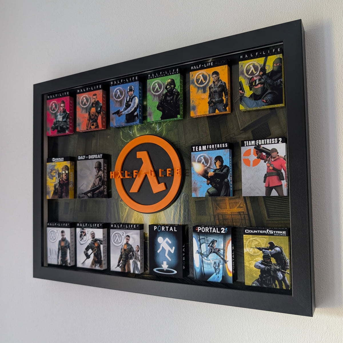 Half-Life (Counterstrike) - 3D Pictureframe with magnetic miniatures
