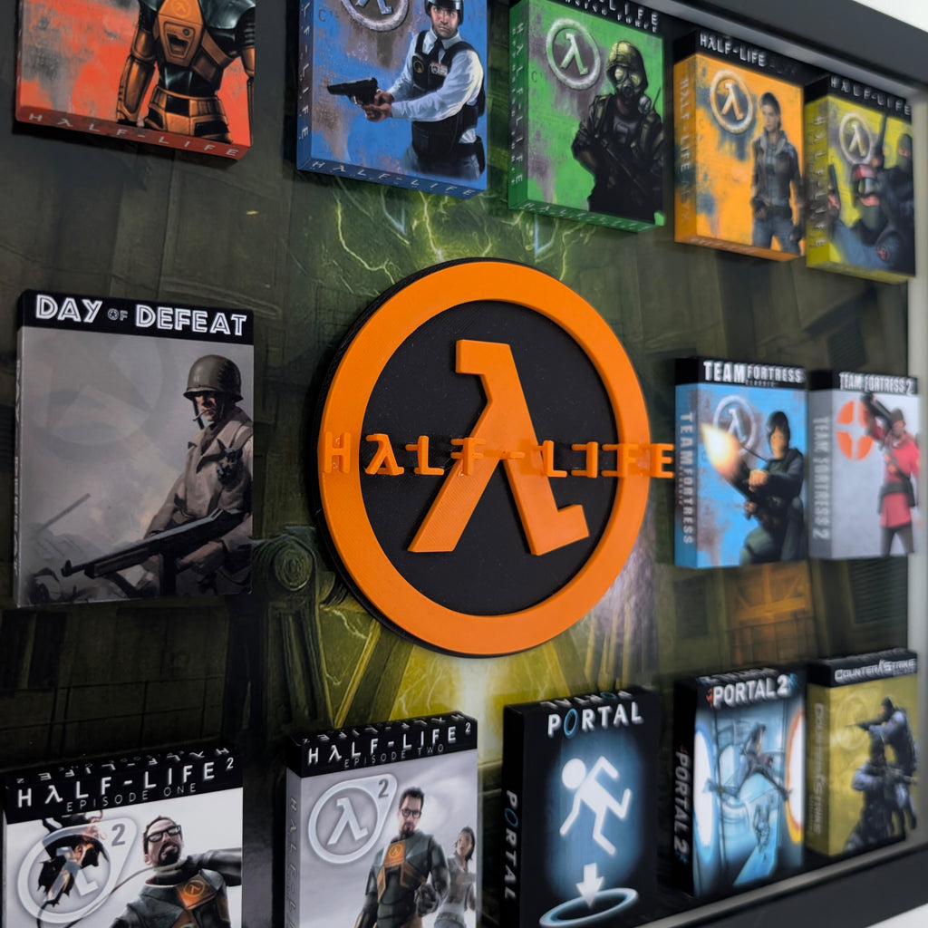 Half-Life (Counterstrike) - 3D Pictureframe with magnetic miniatures