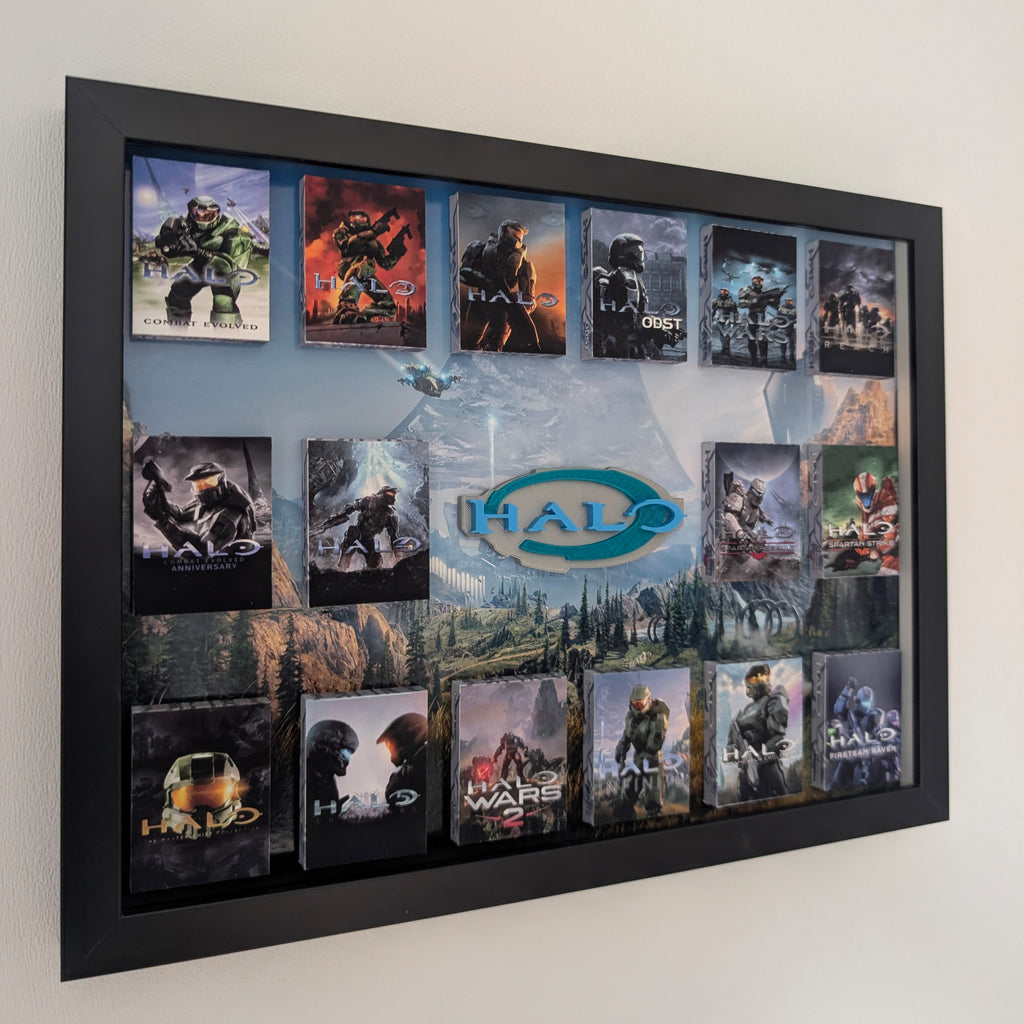HALO - 3D Pictureframe with magnetic miniatures