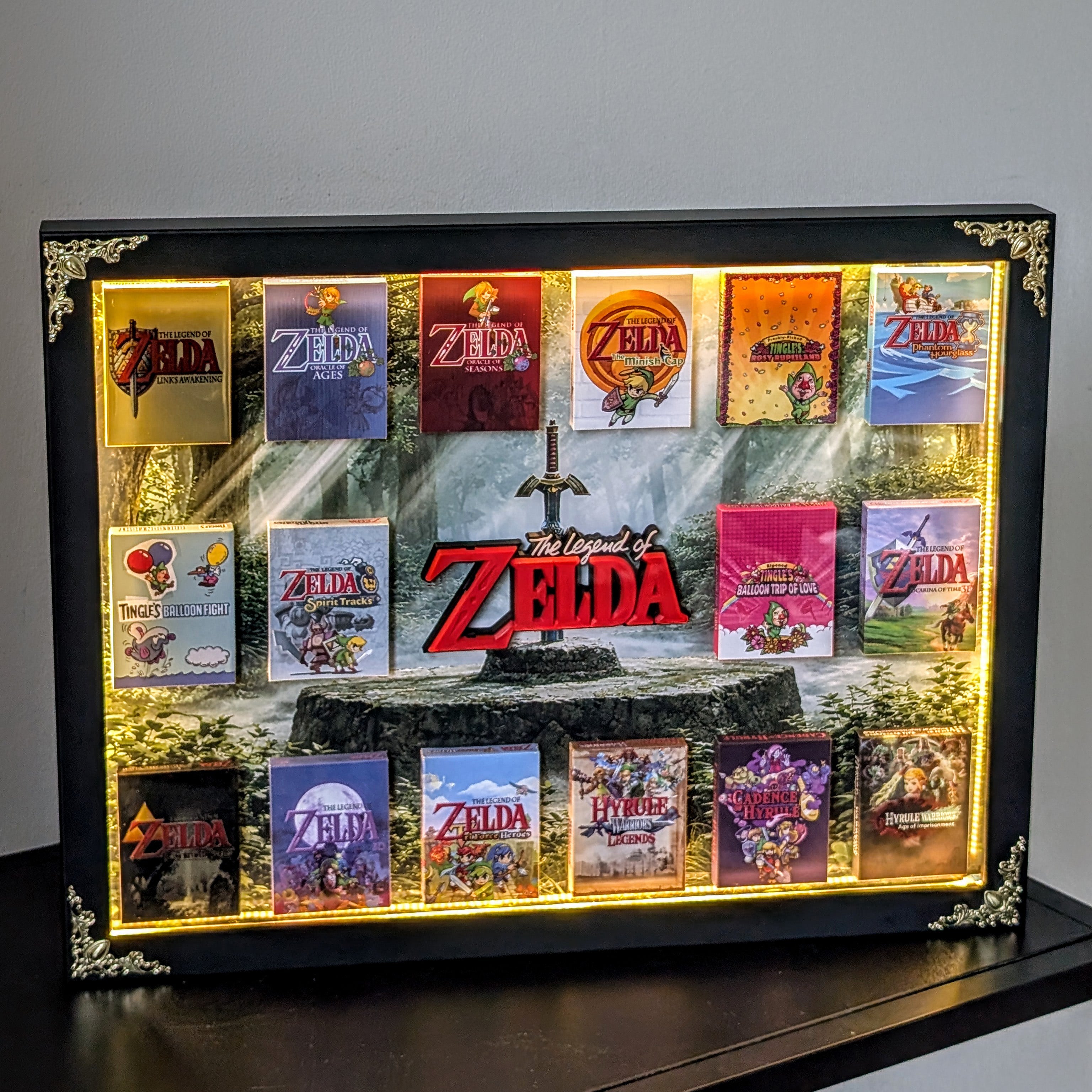 Zelda - 3D Pictureframe with magnetic miniatures