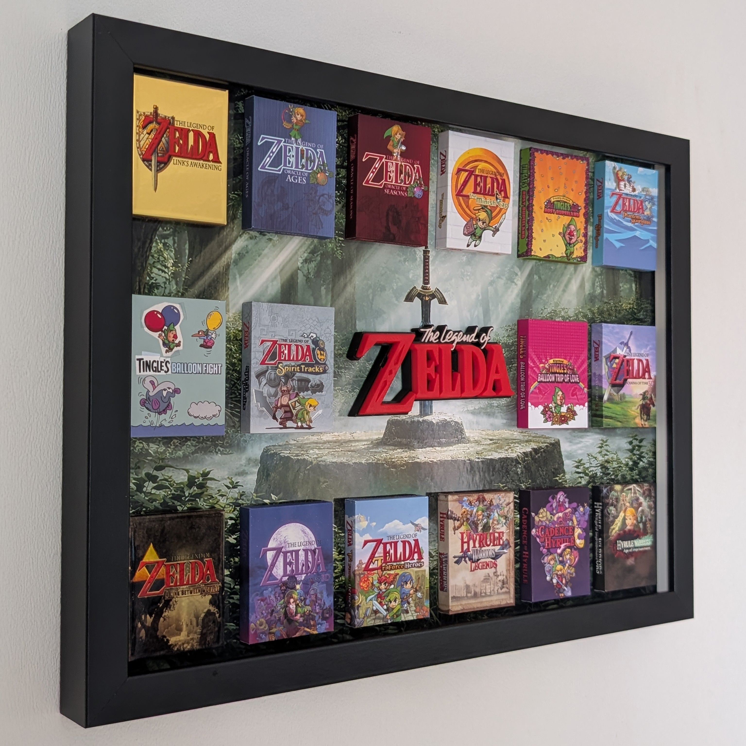 Zelda - 3D Pictureframe with magnetic miniatures