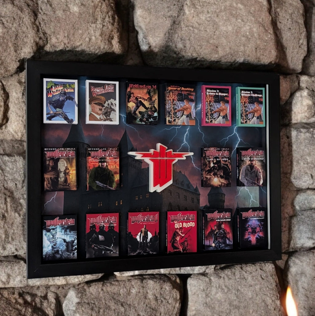 Wolfenstein - 3D Pictureframe with magnetic miniatures