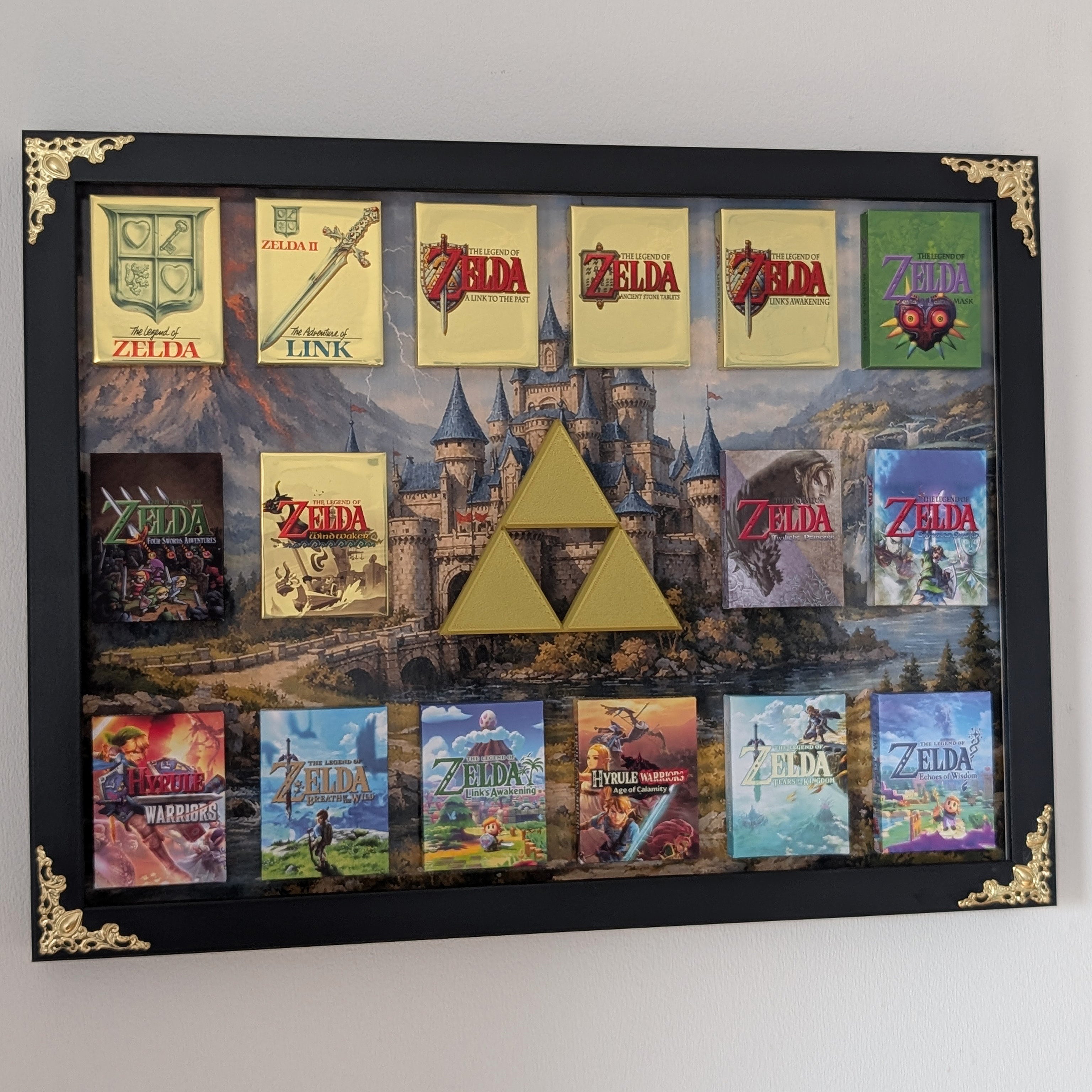 Zelda - 3D Pictureframe with magnetic miniatures