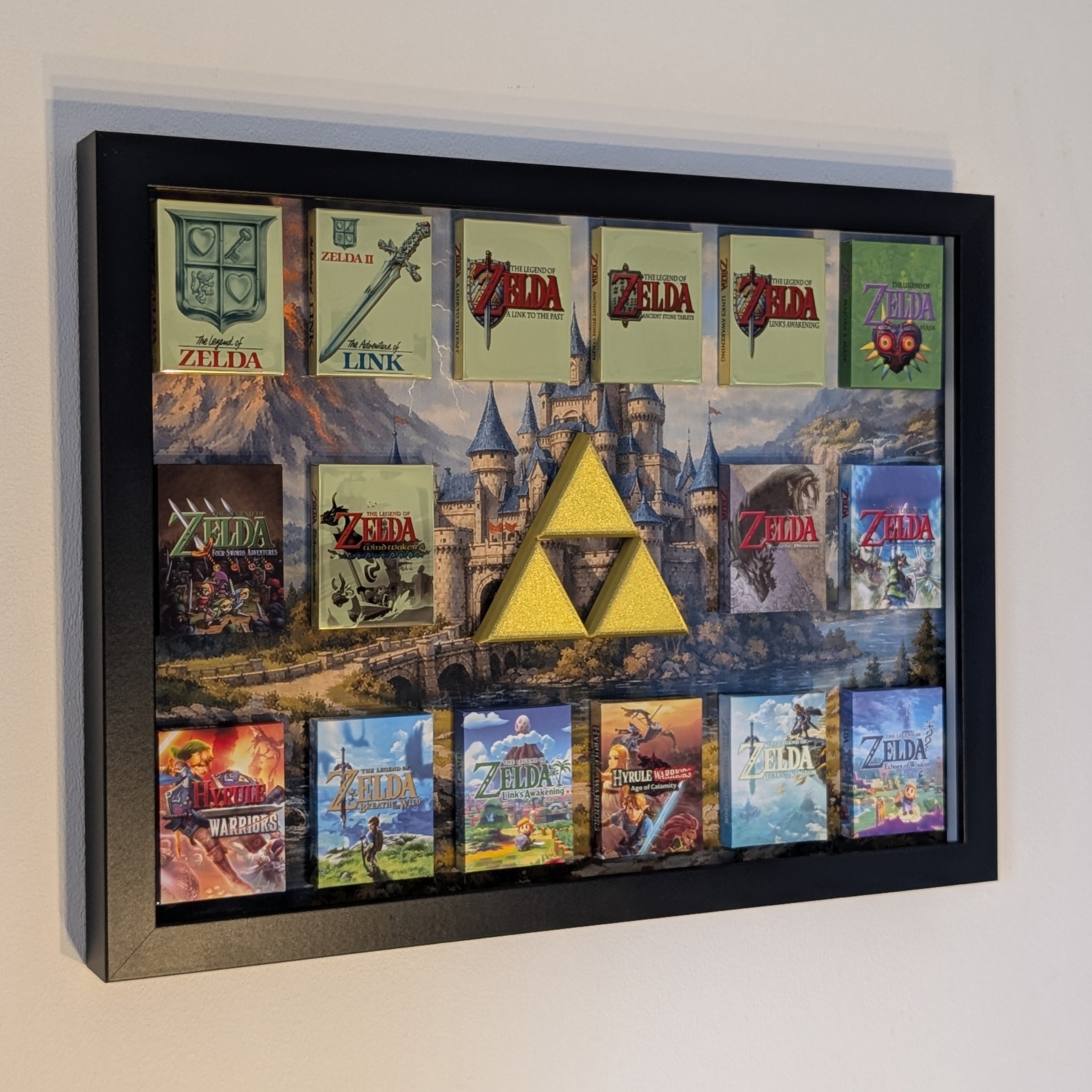 Zelda - 3D Pictureframe with magnetic miniatures