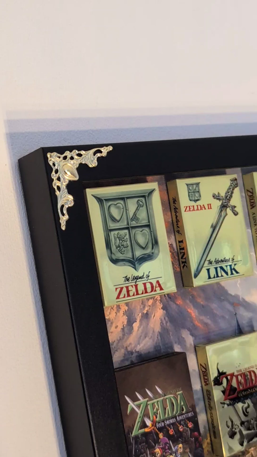 Zelda - 3D Pictureframe with magnetic miniatures