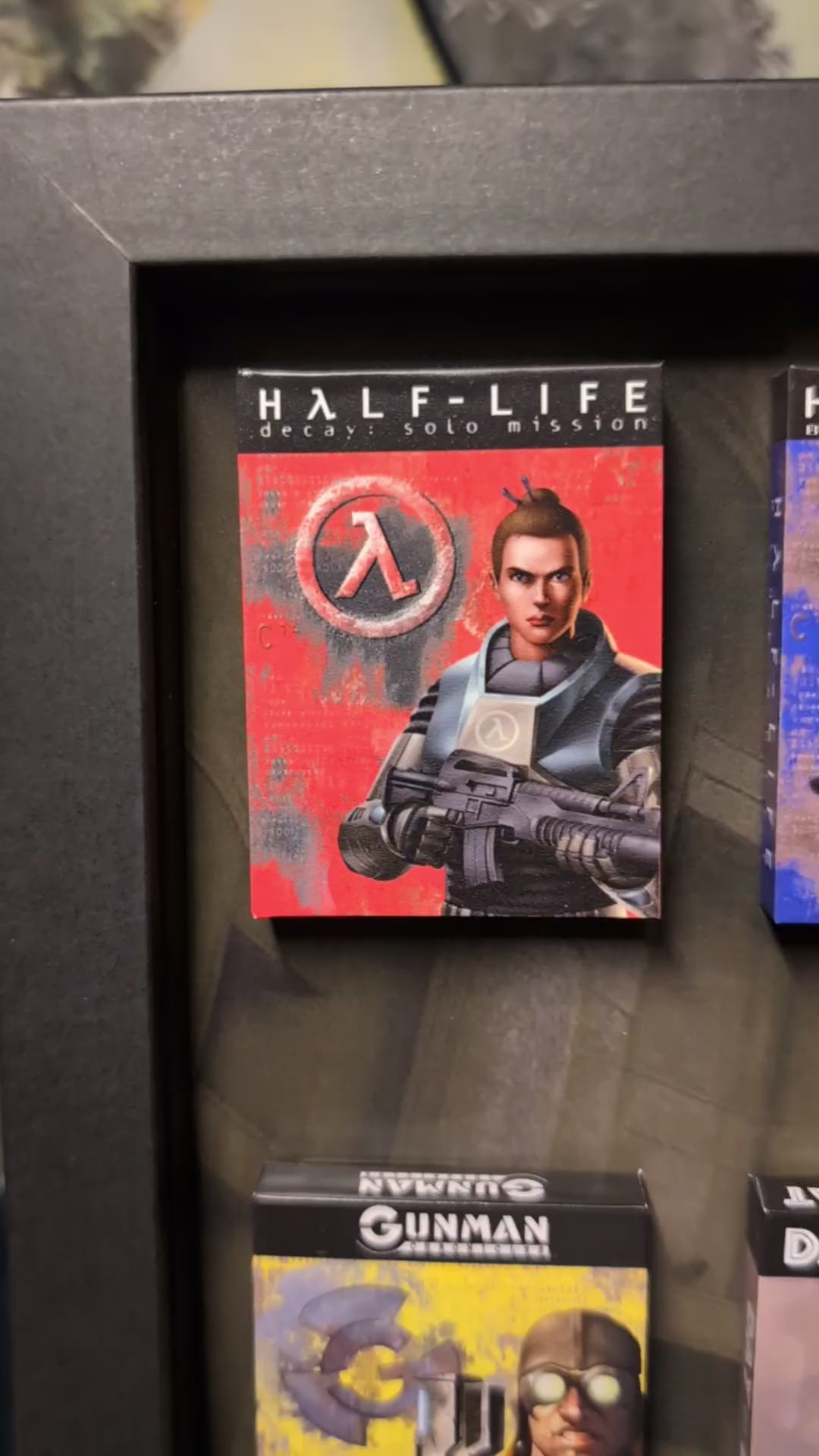 Half-Life (Counterstrike) - 3D Pictureframe with magnetic miniatures