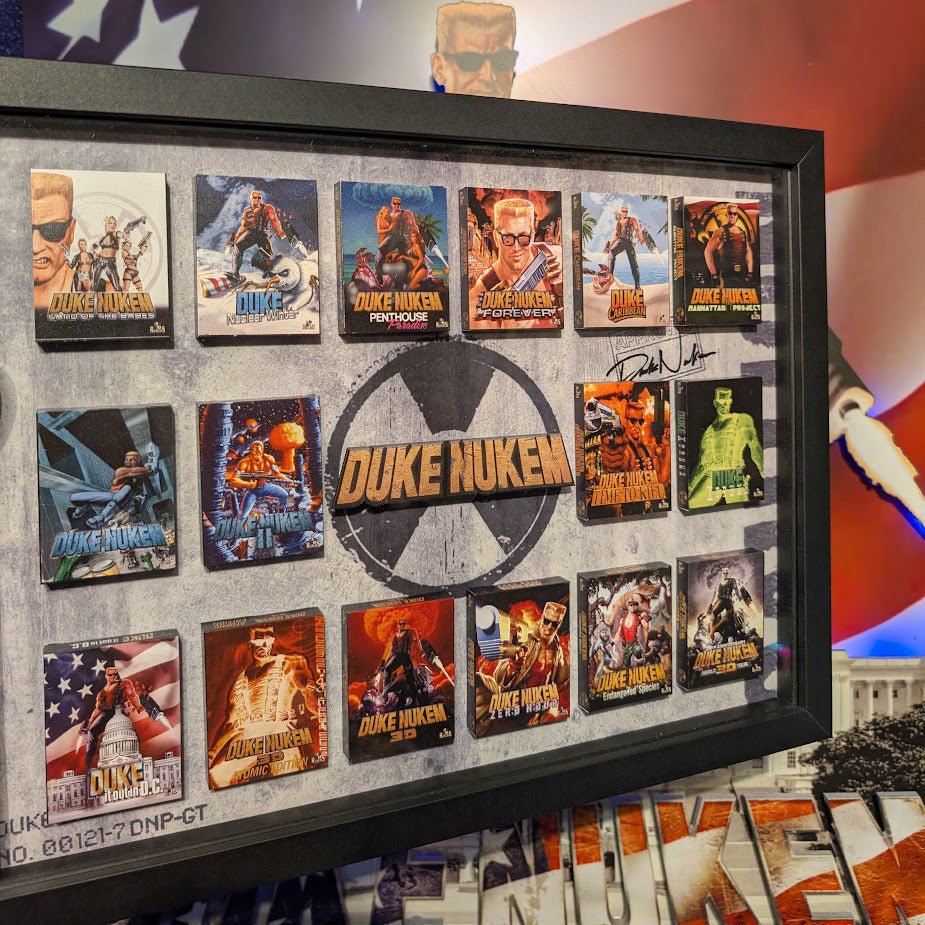 DUKE NUKEM - 3D Pictureframe with magnetic miniatures
